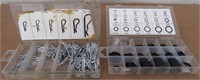 VARIOUS SIZE HAIRPIN COTTERS & O RINGS *IN BOX