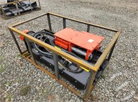 Agrotk Excavator Rotary Mower Attachment
