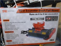 40" Excavator Brush Flail Mower