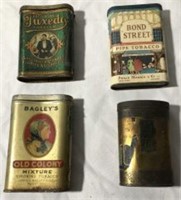 Vintage Tobacco Tins (4)