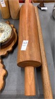Large rolling pin 25 inches and wooden handle