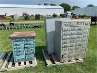 (3) Steel Cabinets