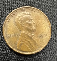 1941 Penny Error Penny