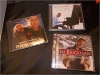 3 Music CD's- John Travolta & Brickman