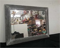 43x31-in framed mirror