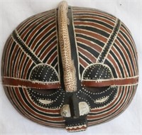 CARVED AND POLYCHROME PAINTED AFRICAN