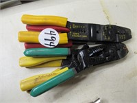 QTY WIRE STRIPPERS & CRIMPERS