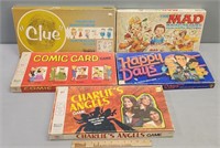 Vintage Board Games; MAD; Clue etc