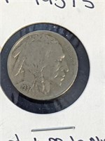1937 S USA Buffalo 5 Cent