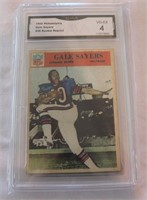 Graded 1966 Gale Sayers football card