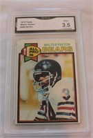 Graded 1979 Walter Payton football card