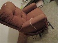 Elec. Lift Chair - Lifts, Reclines. Brown - Works