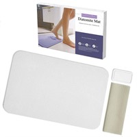 DURABLEZ Stone Bath Mat for Bathroom - Diatomite S