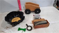 Stapler, Wood Vehicle, & Misc