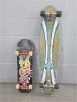 2 Pc Assorted Skateboards