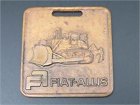 Fiat Allis 41B Dozer Watch FOB w/ leather strap