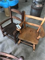 2 CHILDS ROCKING CHAIRS