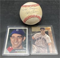 (D) Ralph Branca and Bobby Thomson signed