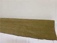 Upholstery material, green / brown stripe