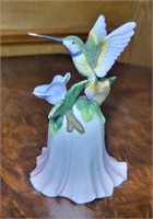 Hummingbird Porcelain Bell - unmarked
