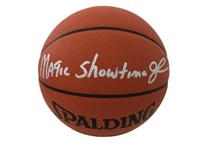 Magic Johnson Showtime Signed/Numbered Basketball