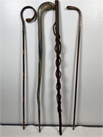 Unique Hand Made/ Carved Canes