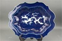 Chinese Xuande Style Blue & White Porcelain Basin