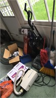 collection of cleaning appliances