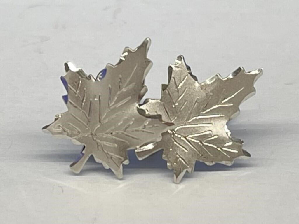 925 Sterling Maple Leaf Earrings