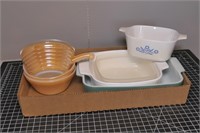 Vintage Fire King & Pyrex Bowls