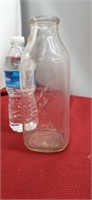 Vintage Schumacher Ballard glass milk bottle