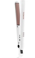 DOUBLE CERAMIC 1IN STRAIGHTENER, WHITE