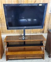 SONY 45” TV W/ STAND; TV SHOWS WEAR-AS IS