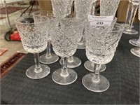 WATERFORD CRYSTAL SET OF 6 GLASSES
