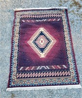 Large Southwestern Style Wool Rug Approx 5" x 7"