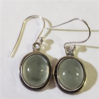 $120 Silver Moonstone Earrings