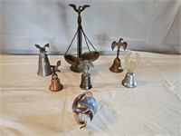 Brass and Silver Plate Eagle Collectibles