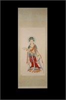 Chinese Ink Color Scroll Painting