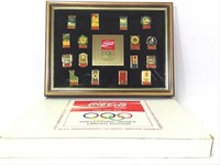 Coca-Cola Winter Olympic Pin Set w/Orig Box