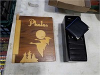 Wooden photo book and wallet photo books
