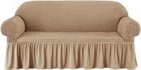 R3819  Subrtex Seersucker Sofa Slipcover, Medium,