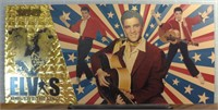 24k gold-plated banknote Elvis