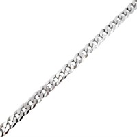 18" Curb Link Chain Necklace Sterling Silver