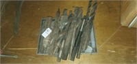 Lot of large drill bits