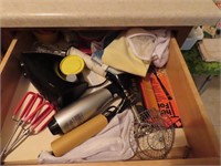 Drawer contents.
