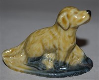Vtg Wade Whimsies Porcelain Retriever Puppy Dog
