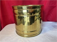 Large Brass Flower Pot Planter