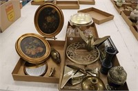 Misc.  Brass and decorative pieces