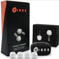 Vibes Hi-Fidelity Earplugs including Attachable Co