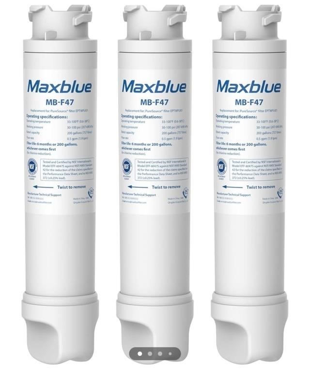 New, Maxblue Refrigerator Water Filter